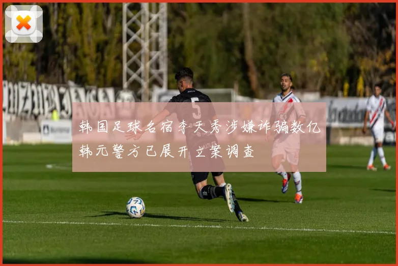 韩国足球名宿李天秀涉嫌诈骗数亿韩元警方已展开立案调查