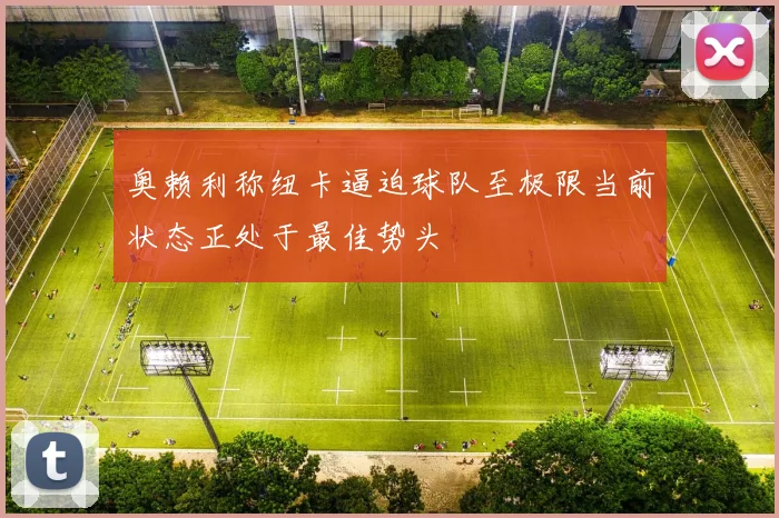 奥赖利称纽卡逼迫球队至极限当前状态正处于最佳势头